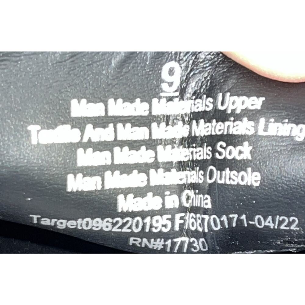 Women's Memory Foam Cloves Flats Black- a new day Size 9 - Picture 11 of 11